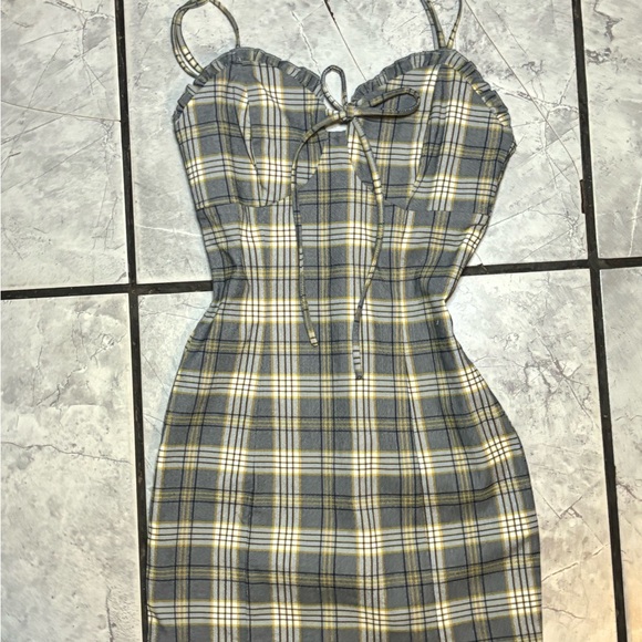 Dresses & Skirts - Plaid Spaghetti Strap Dress